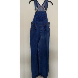 Blue Denim Women's Straight Leg Overalls